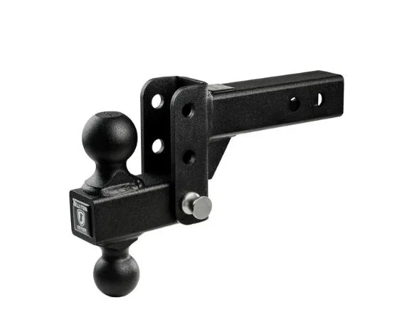 LD202 – BULLETPROOF Trailer Hitch Ball Mount, For 2 Inch Receiver Lockable (Lock Sold Separate) 10000 Pound Gross Tra...